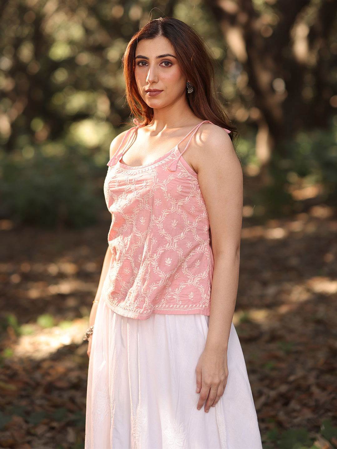 AYAT Chikankari Cotton top - KRI CHIKANKARI